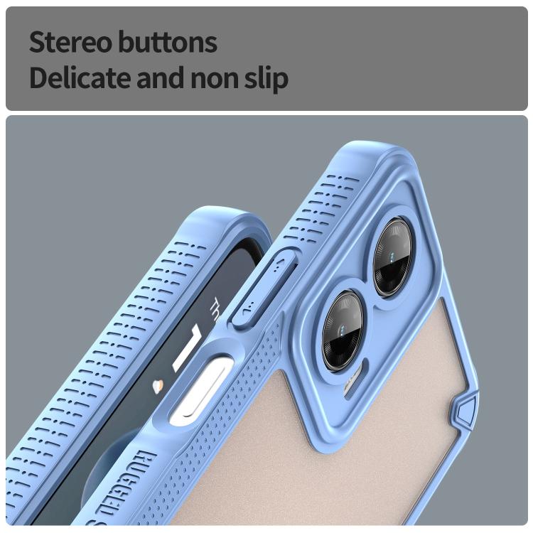 For Motorola Moto G35 5G Armor Glaze PC Hybrid TPU Phone Case