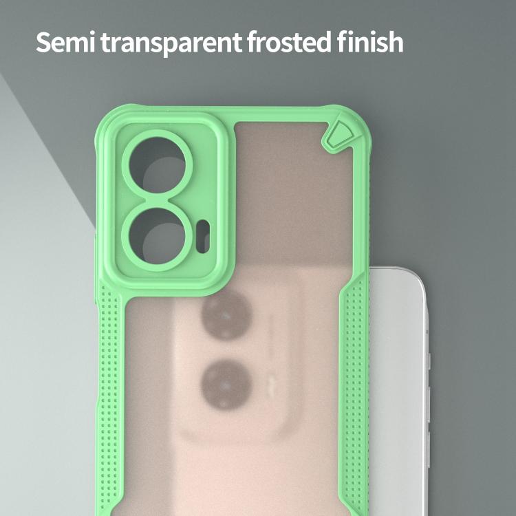 For Motorola Moto G35 5G Armor Glaze PC Hybrid TPU Phone Case