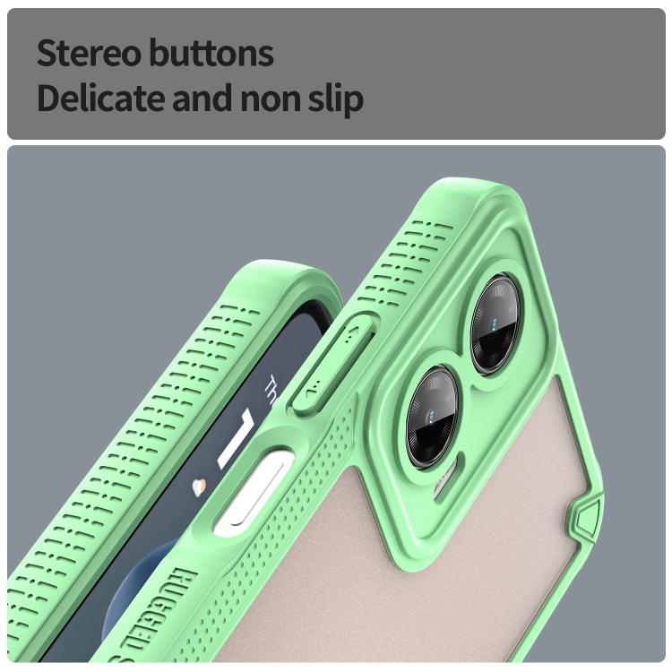 For Motorola Moto G35 5G Armor Glaze PC Hybrid TPU Phone Case