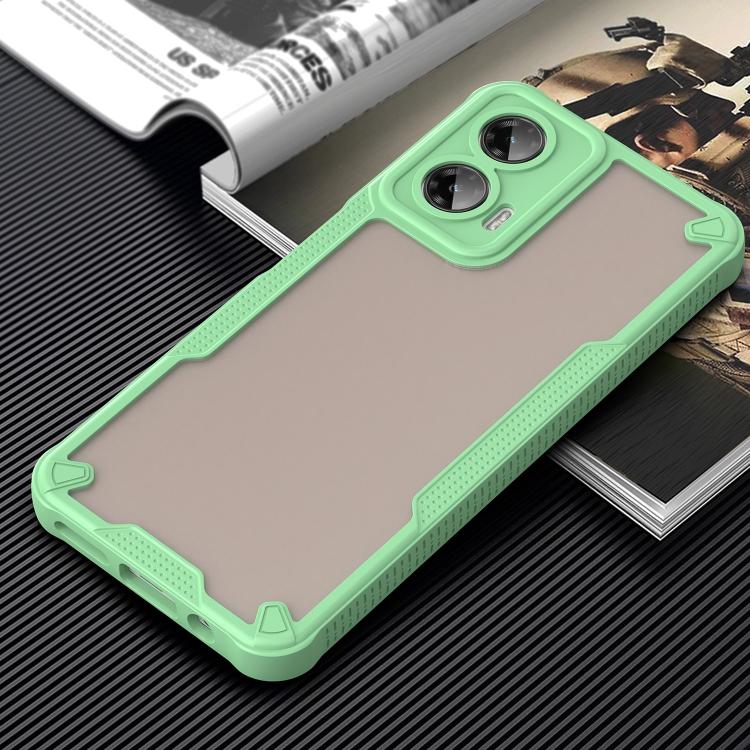 For Motorola Moto G35 5G Armor Glaze PC Hybrid TPU Phone Case