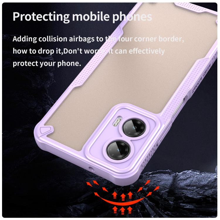 For Motorola Moto G35 5G Armor Glaze PC Hybrid TPU Phone Case