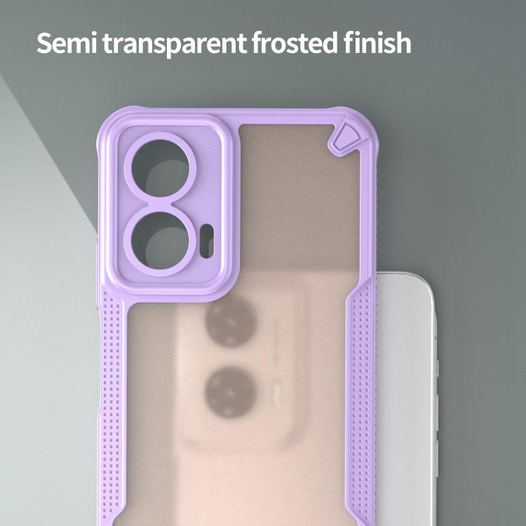 For Motorola Moto G35 5G Armor Glaze PC Hybrid TPU Phone Case
