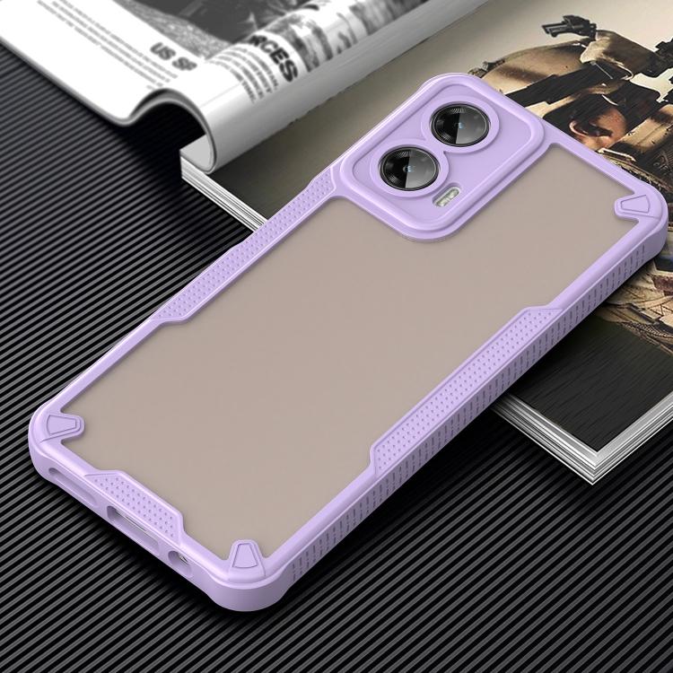 For Motorola Moto G35 5G Armor Glaze PC Hybrid TPU Phone Case