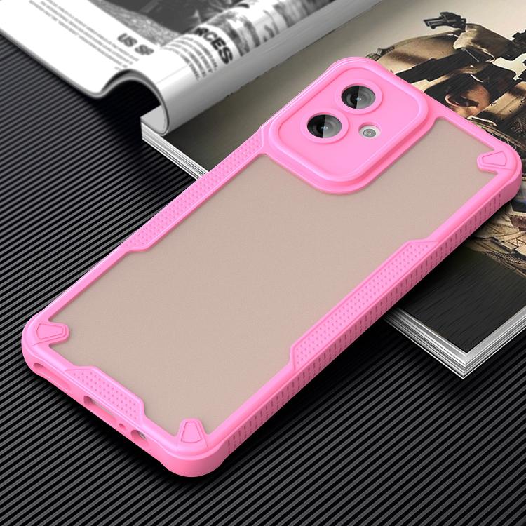 For Motorola Moto G55 5G Armor Glaze PC Hybrid TPU Phone Case