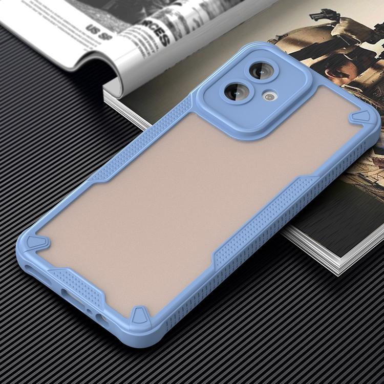 For Motorola Moto G55 5G Armor Glaze PC Hybrid TPU Phone Case