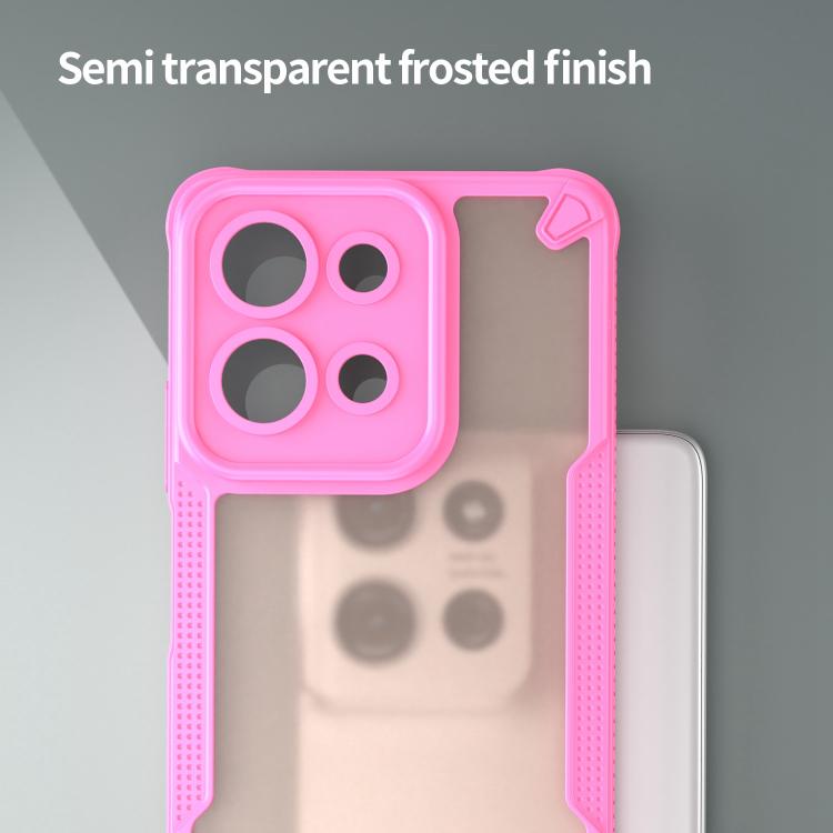 For Motorola Moto G75 5G Armor Glaze PC Hybrid TPU Phone Case