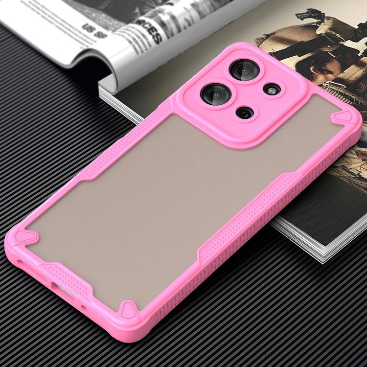 For Motorola Moto G75 5G Armor Glaze PC Hybrid TPU Phone Case