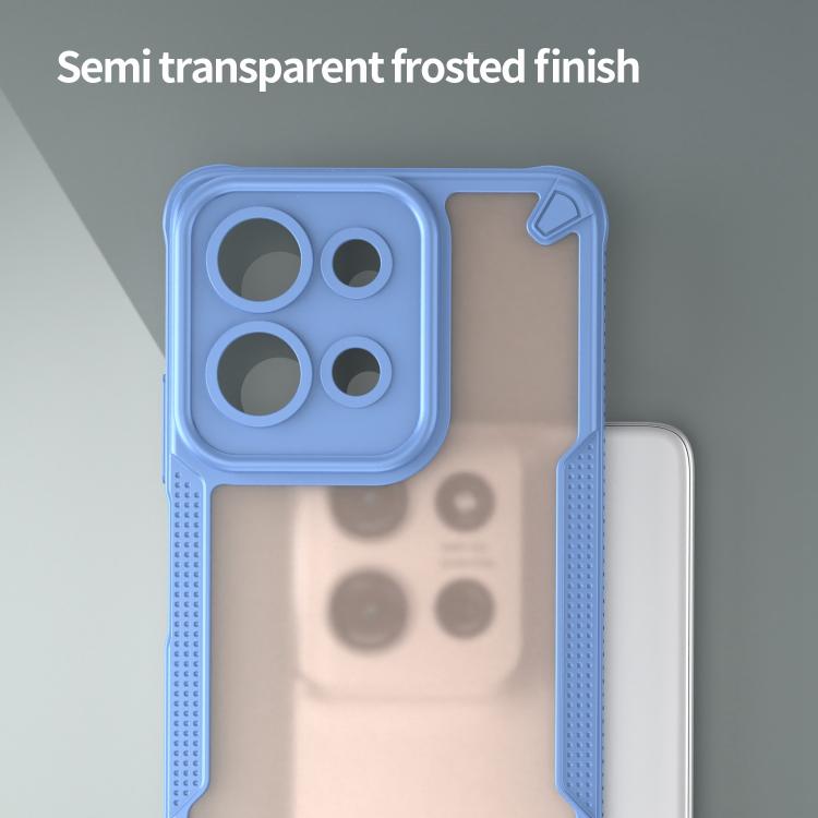 For Motorola Moto G75 5G Armor Glaze PC Hybrid TPU Phone Case