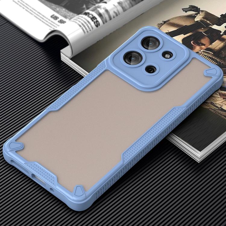 For Motorola Moto G75 5G Armor Glaze PC Hybrid TPU Phone Case