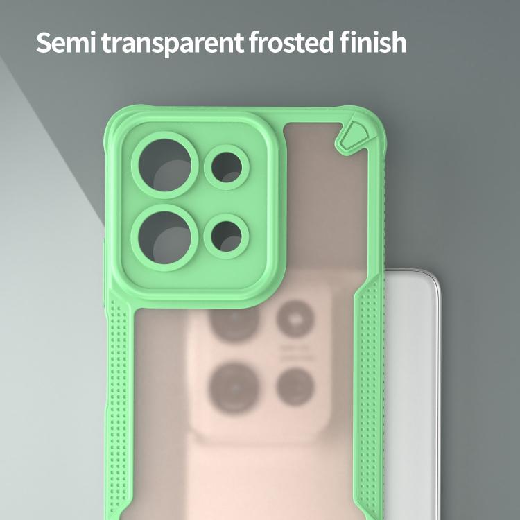 For Motorola Moto G75 5G Armor Glaze PC Hybrid TPU Phone Case