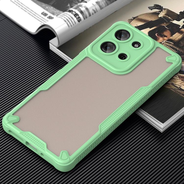 For Motorola Moto G75 5G Armor Glaze PC Hybrid TPU Phone Case