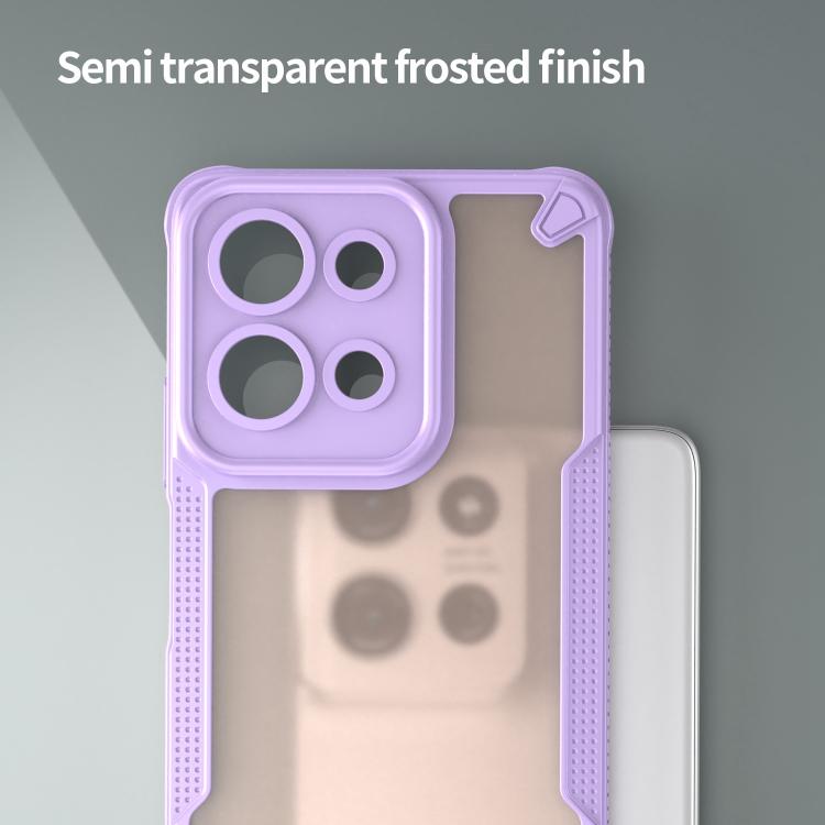 For Motorola Moto G75 5G Armor Glaze PC Hybrid TPU Phone Case