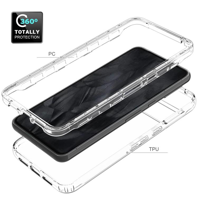 For Google Pixel 8 Pro Shockproof Clear Gradient PC + TPU Phone Case
