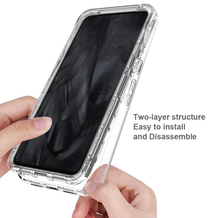 For Google Pixel 8 Pro Shockproof Clear Gradient PC + TPU Phone Case