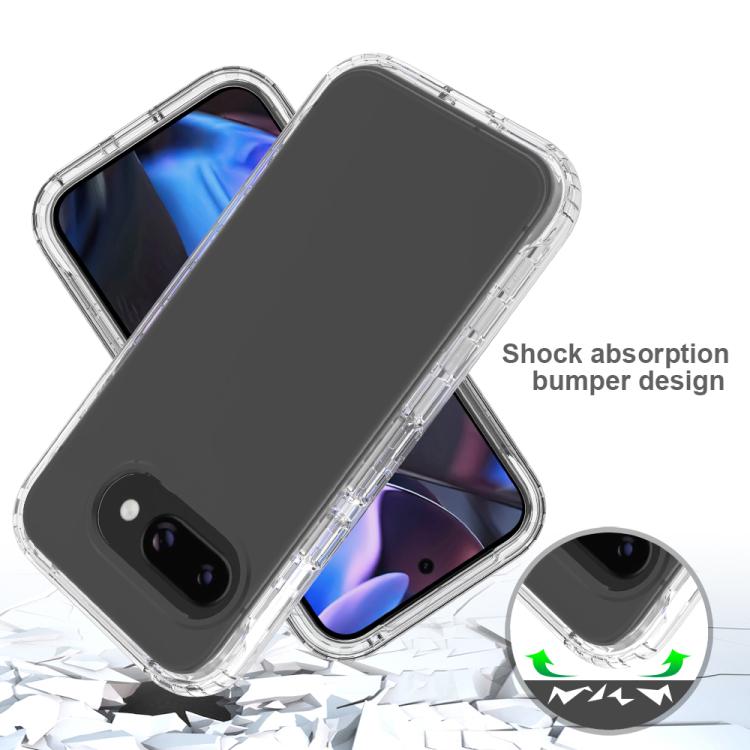 For Google Pixel 9a Shockproof Clear Gradient PC + TPU Phone Case