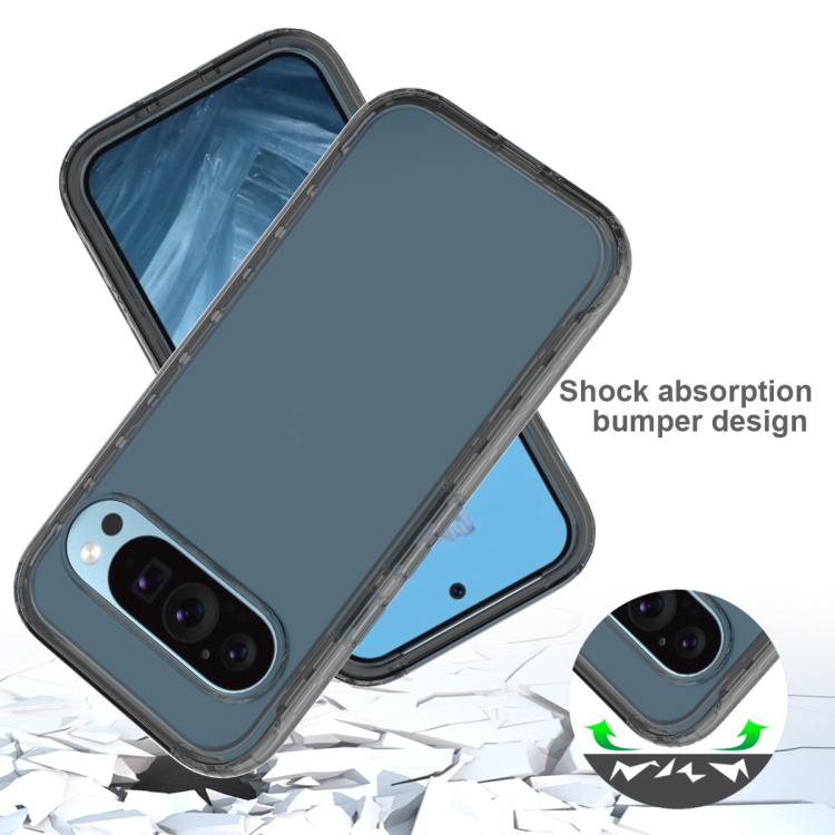 For Google Pixel 9 Pro XL Shockproof Clear Gradient PC + TPU Phone Case