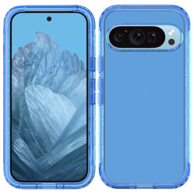 For Google Pixel 9 / 9 Pro Shockproof Clear Gradient PC + TPU Phone Case