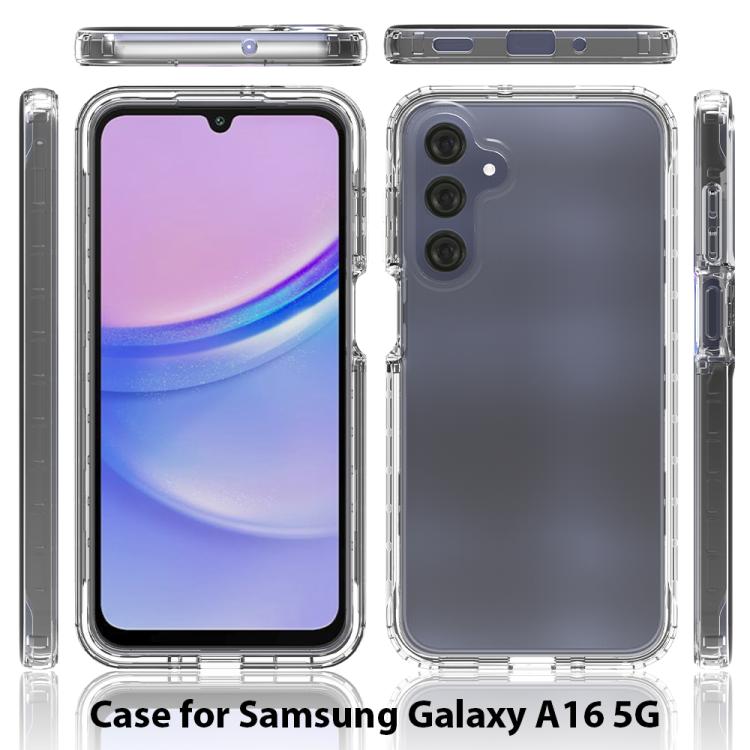 For Samsung Galaxy A16 5G Shockproof Clear Gradient PC + TPU Phone Case