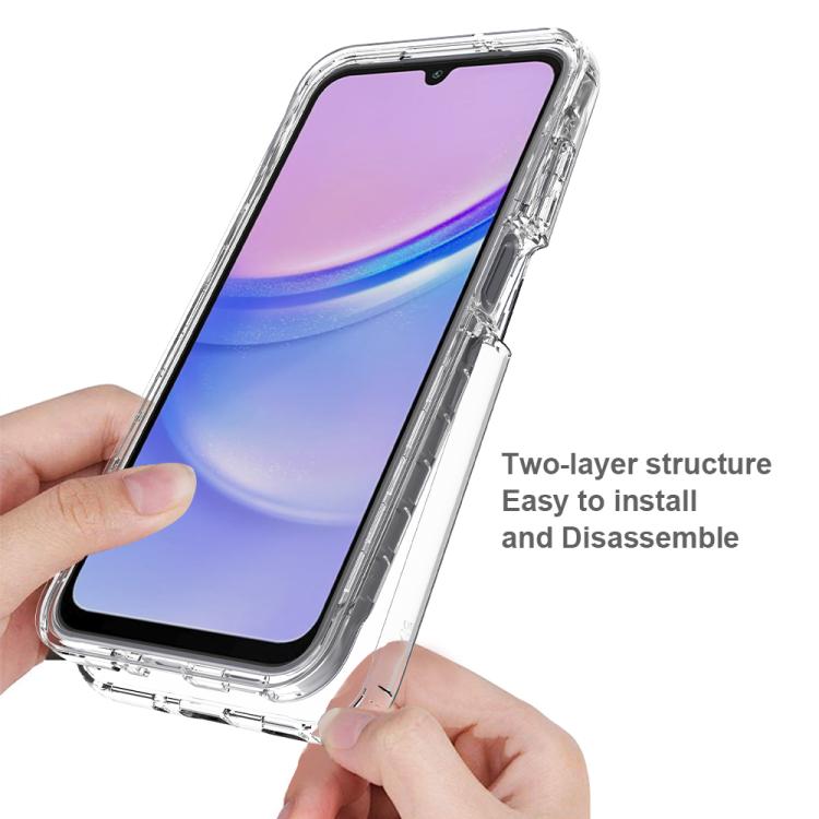 For Samsung Galaxy A16 5G Shockproof Clear Gradient PC + TPU Phone Case