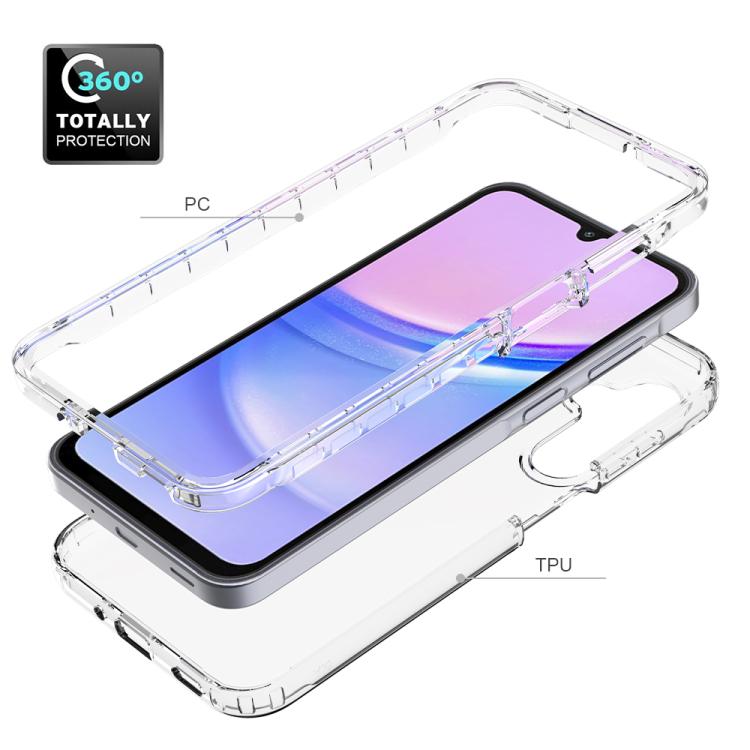 For Samsung Galaxy A16 5G Shockproof Clear Gradient PC + TPU Phone Case