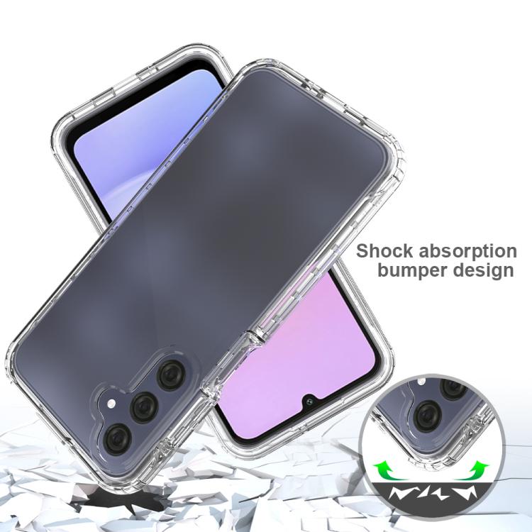For Samsung Galaxy A16 5G Shockproof Clear Gradient PC + TPU Phone Case