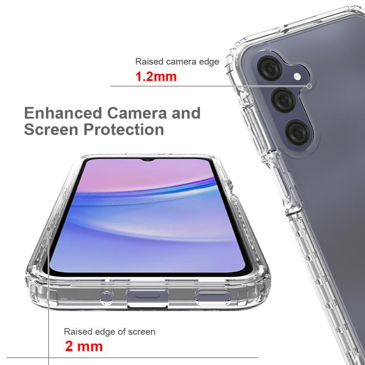 For Samsung Galaxy A16 5G Shockproof Clear Gradient PC + TPU Phone Case