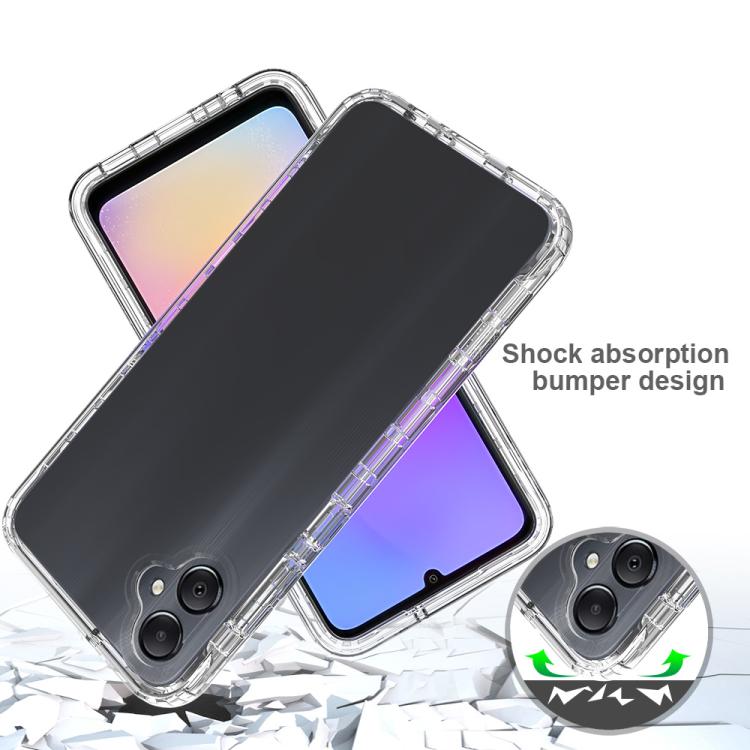 For Samsung Galaxy A05 Shockproof Clear Gradient PC + TPU Phone Case