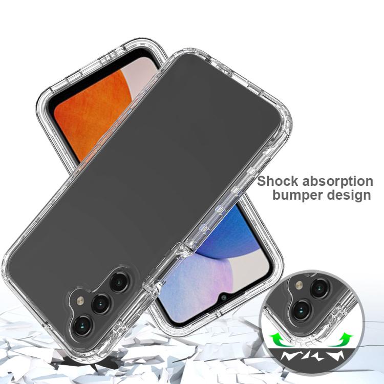 For Samsung Galaxy A15 5G Shockproof Clear Gradient PC + TPU Phone Case