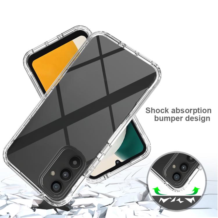 For Samsung Galaxy A34 5G Shockproof Clear Gradient PC + TPU Phone Case