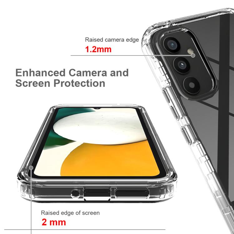 For Samsung Galaxy A34 5G Shockproof Clear Gradient PC + TPU Phone Case