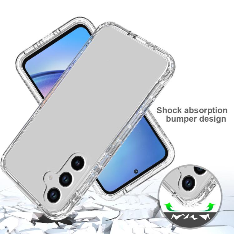 For Samsung Galaxy A35 5G Shockproof Clear Gradient PC + TPU Phone Case