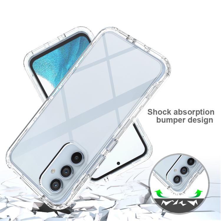 For Samsung Galaxy A54 5G Shockproof Clear Gradient PC + TPU Phone Case