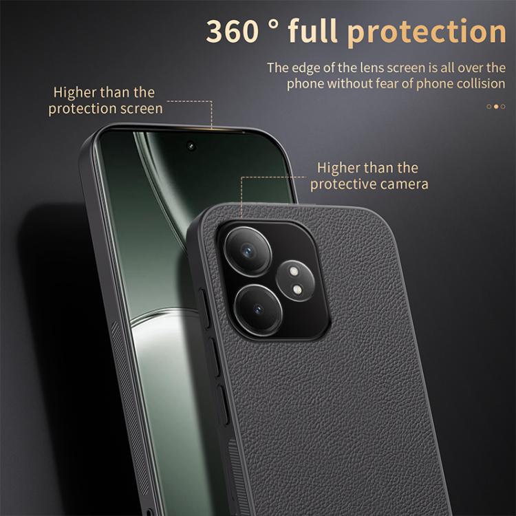 For Realme GT Neo6 SE HUIYI Leather Magnetic Phone Case