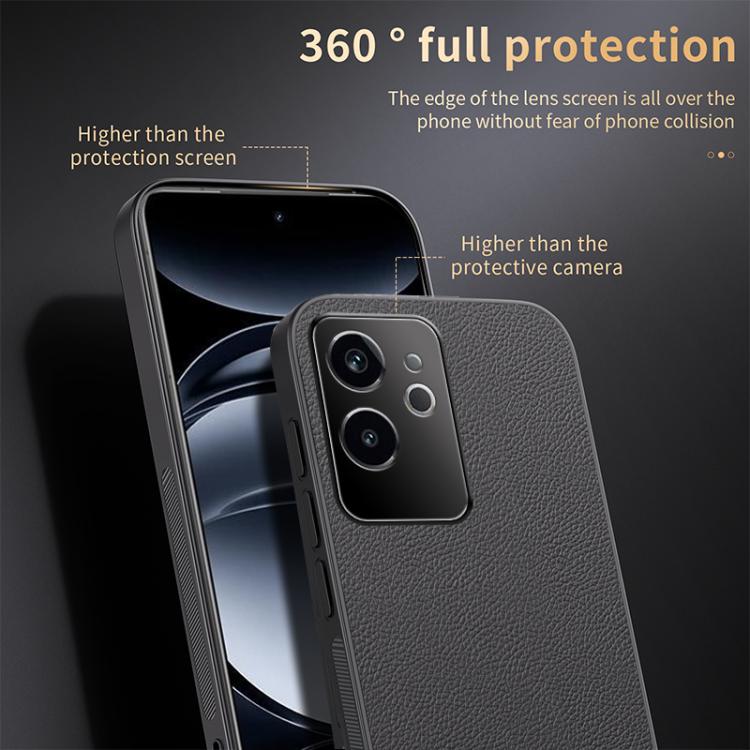 For Realme GT 6 HUIYI Leather Magnetic Phone Case