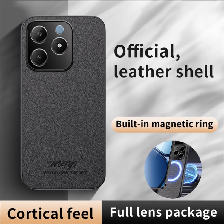 For Realme C63 / C61 4G HUIYI Leather Magnetic Phone Case