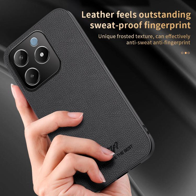 For Realme C63 / C61 4G HUIYI Leather Magnetic Phone Case