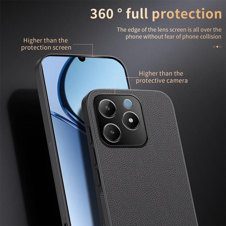 For Realme C63 / C61 4G HUIYI Leather Magnetic Phone Case
