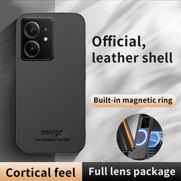 For Realme Neo7 SE HUIYI Leather Magnetic Phone Case