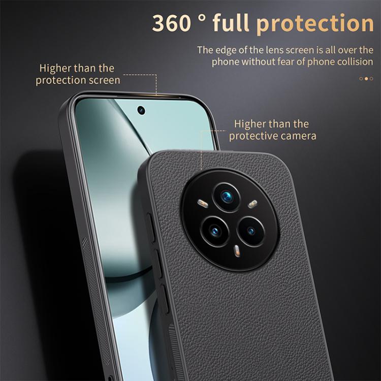 For Realme 14 Pro+ HUIYI Leather Magnetic Phone Case