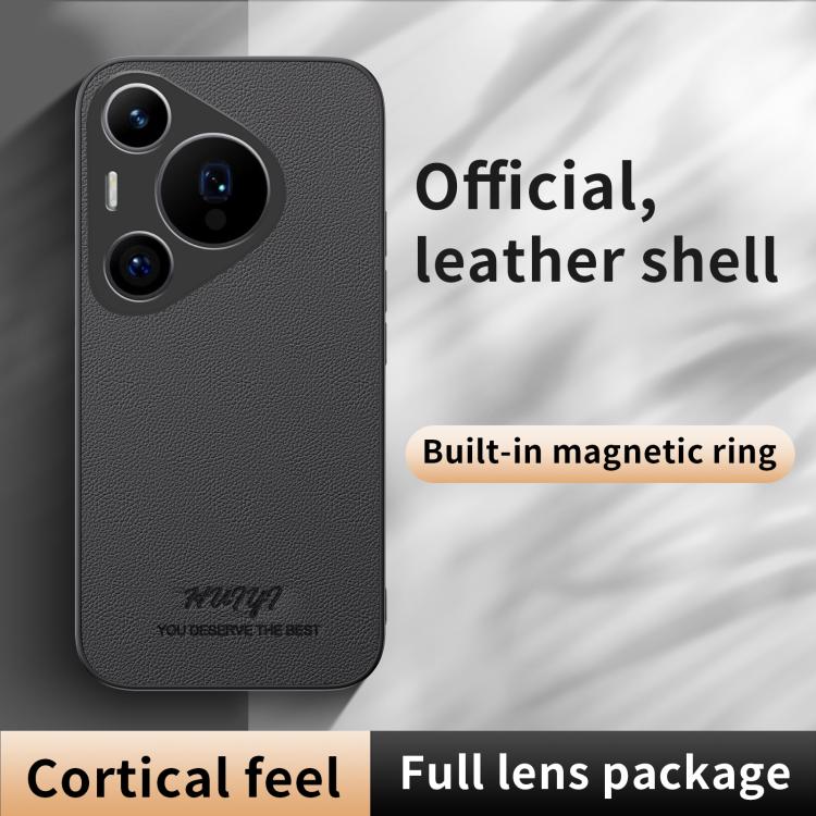 For Huawei Pura 70 Pro / 70 Pro+ HUIYI Leather Magnetic Phone Case
