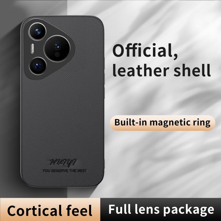 For Huawei Pura 70 HUIYI Leather Magnetic Phone Case