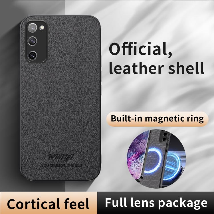 For Samsung Galaxy S20 FE HUIYI Leather Magnetic Phone Case