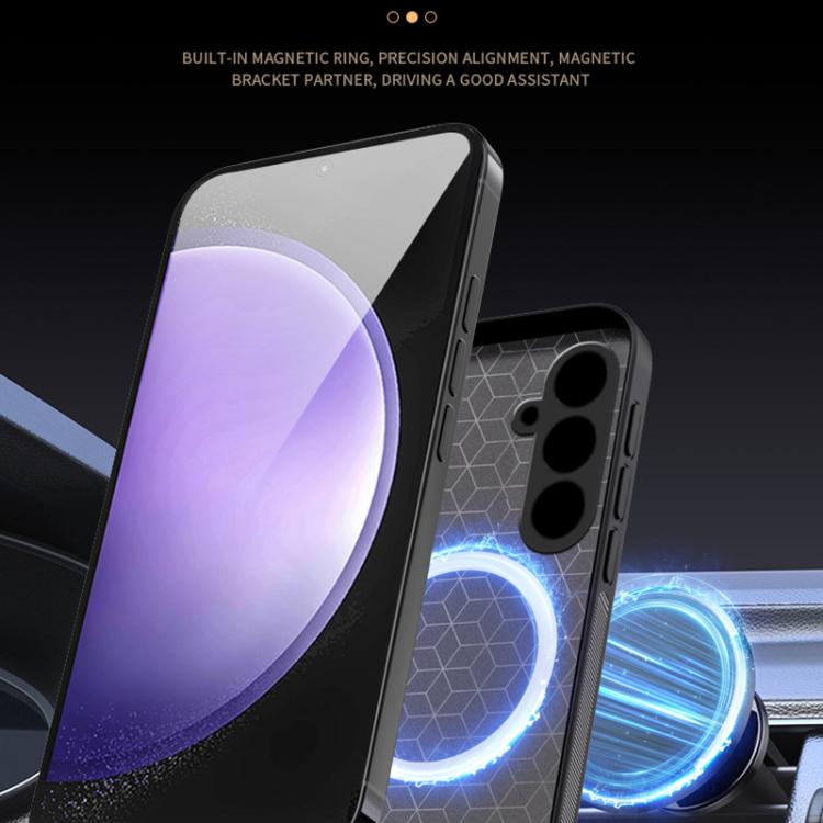 For Samsung Galaxy S24 FE 5G HUIYI Leather Magnetic Phone Case