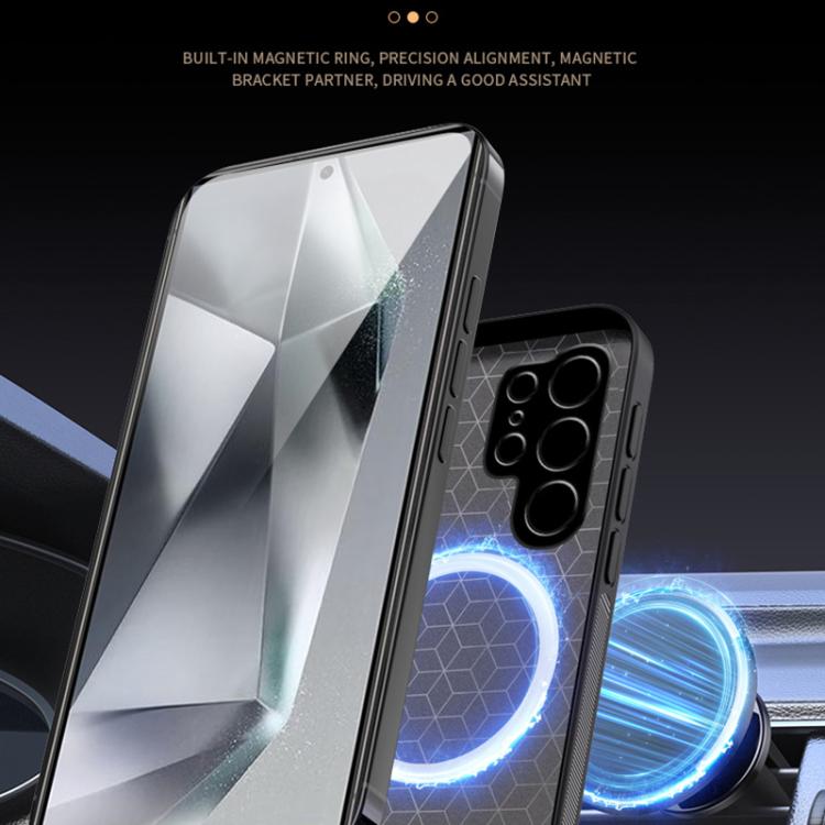 For Samsung Galaxy S25 Ultra 5G HUIYI Leather Magnetic Phone Case