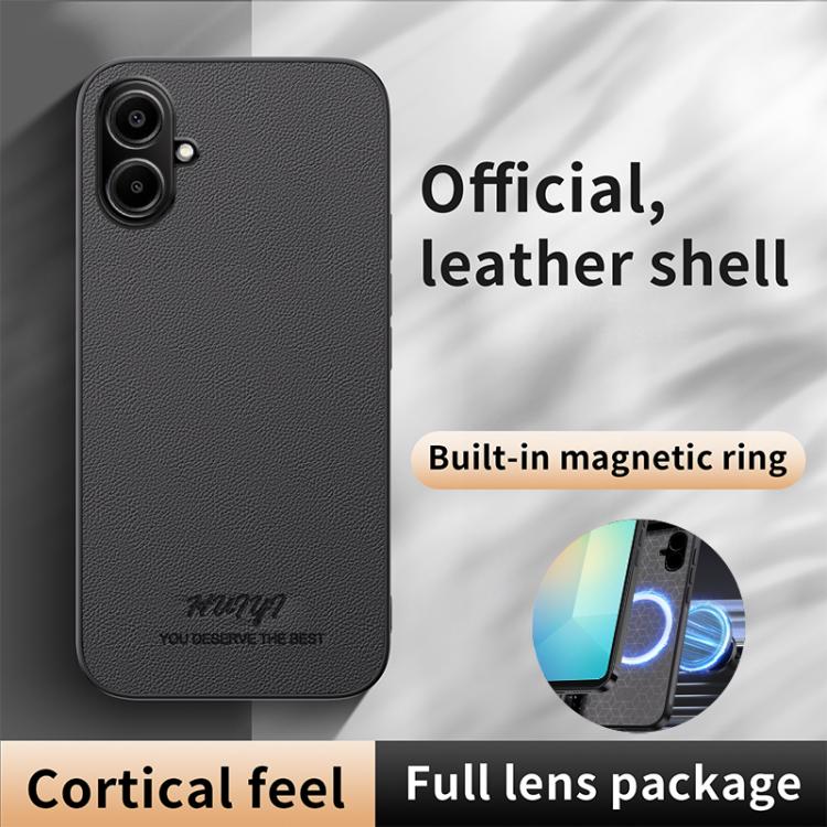 For Samsung Galaxy A06 4G HUIYI Leather Magnetic Phone Case