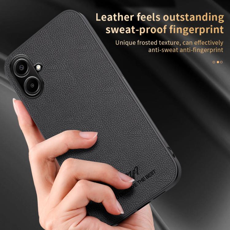 For Samsung Galaxy A06 4G HUIYI Leather Magnetic Phone Case
