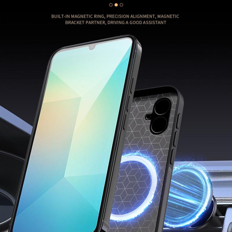 For Samsung Galaxy A06 4G HUIYI Leather Magnetic Phone Case