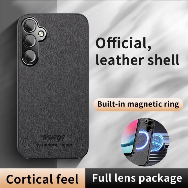 For Samsung Galaxy A24 4G HUIYI Leather Magnetic Phone Case