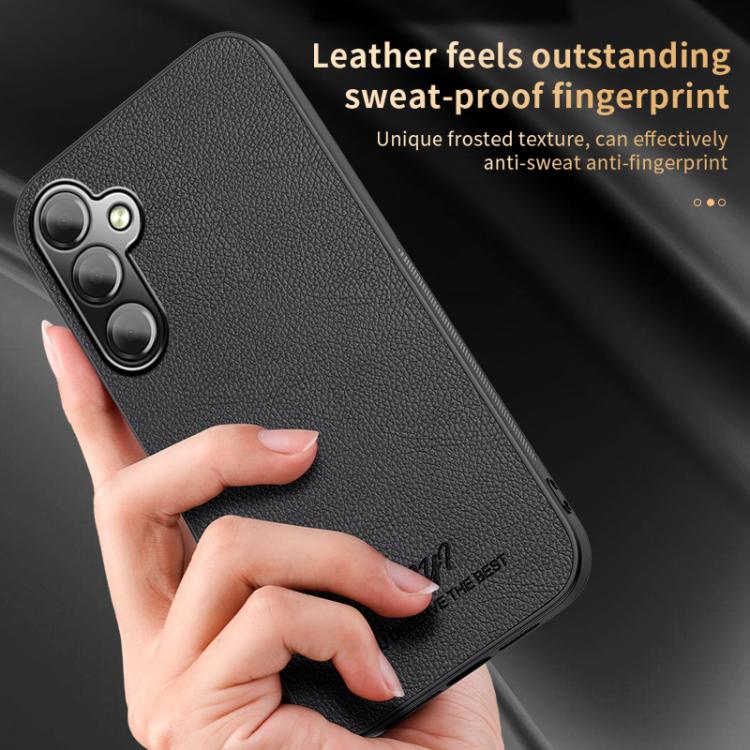 For Samsung Galaxy A24 4G HUIYI Leather Magnetic Phone Case