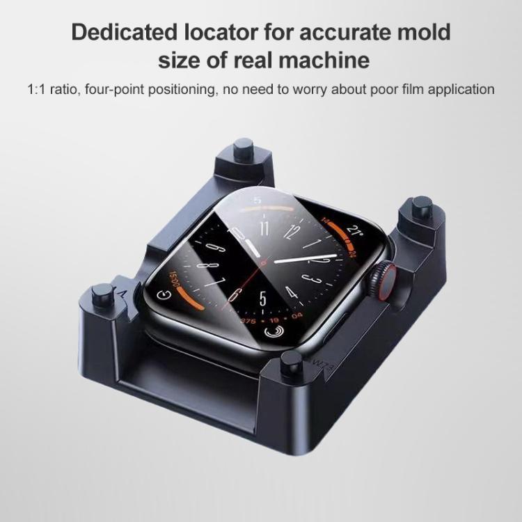 For Apple Watch Series 9 / 8 / 7 45mm Soft Hydrogel Film Watch Screen Protector with Locator